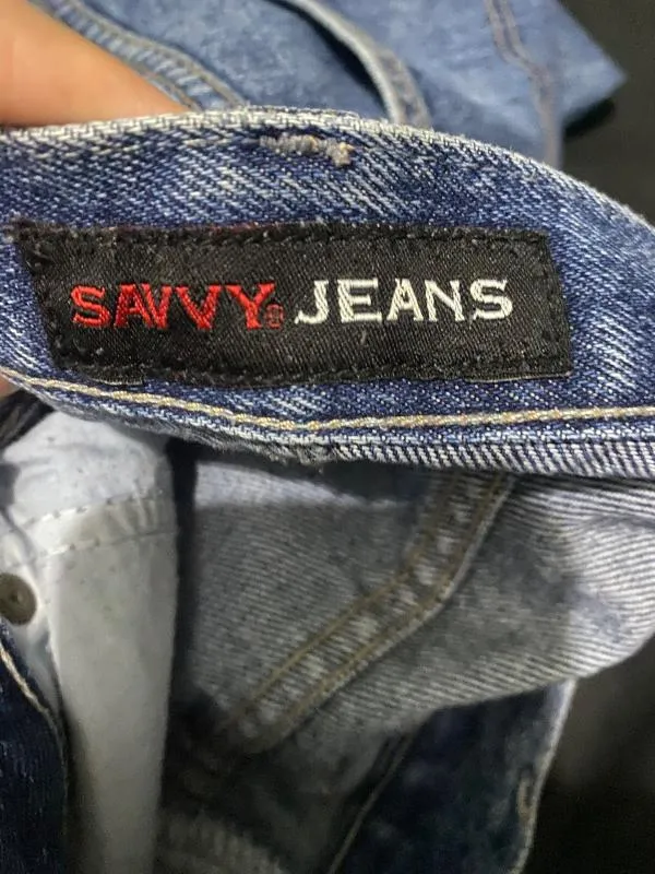 Blugi Savvy Jeans M | Albastru, Lungi, Straight (Drepți) fit, Clasici  Simpli - Image 9