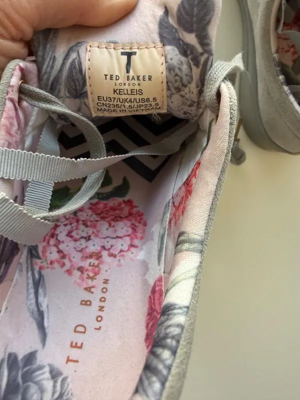 Sneakers Ted Baker EU 37 | Gri, Piele întoarsă Suede - Image 4