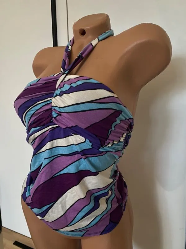 Top cu umerii goi K&D S | Multicolor, Normal, Mulat Cambrat fit, Abstract & Color Block - Image 2