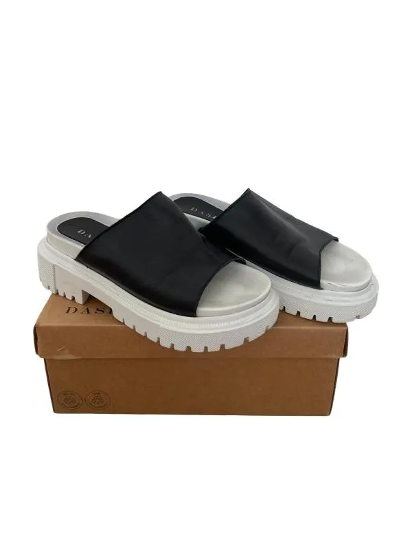 Sandale platformă slip-on Dasha EU 38 | Negru