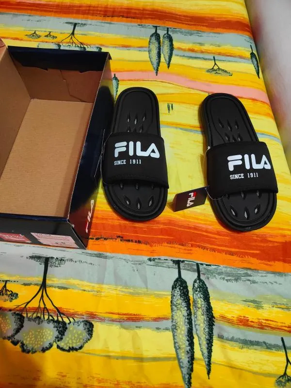 Șlapi slip-on Fila EU 45 | Negru - Image 2