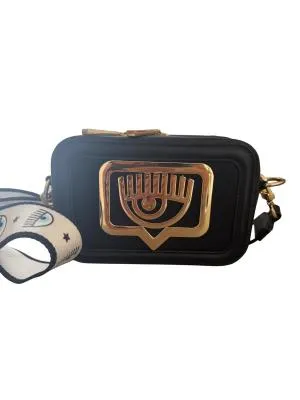 Geantă crossbody Chiara Ferragni | Negru, Monocrom, Piele ecologică