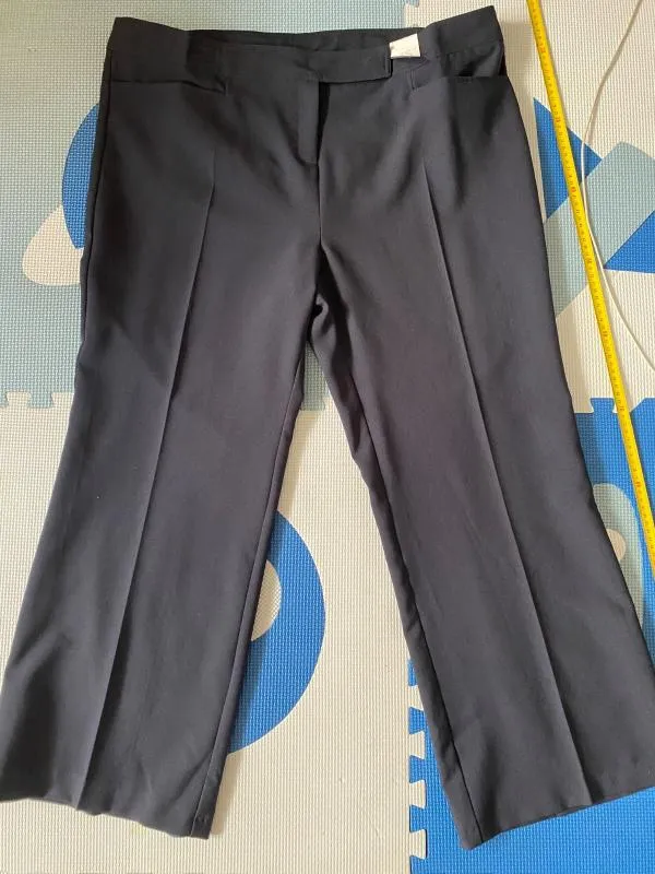 Pantaloni Atmosphere EU 48 | Negru, Lungi, Talie medie, Straight (Drepți) fit, Clasici  Casual, Plus size - Image 2