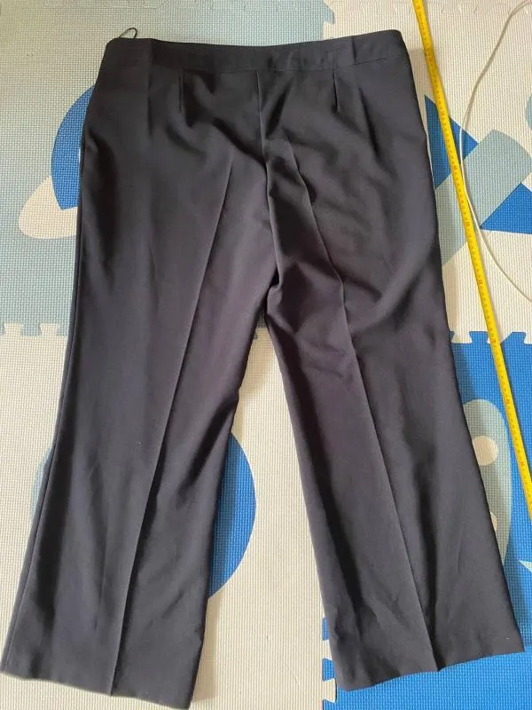 Pantaloni Atmosphere EU 48 | Negru, Lungi, Talie medie, Straight (Drepți) fit, Clasici  Casual, Plus size - Image 3