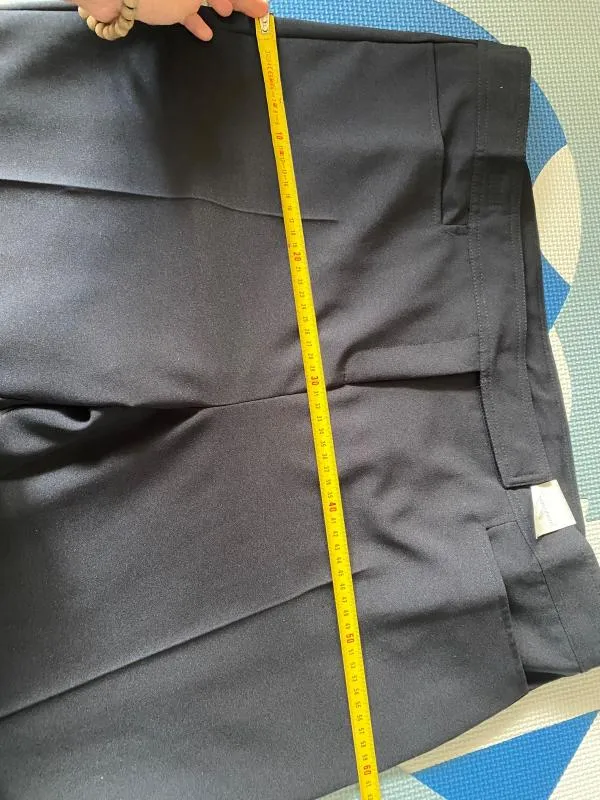 Pantaloni Atmosphere EU 48 | Negru, Lungi, Talie medie, Straight (Drepți) fit, Clasici  Casual, Plus size - Image 5