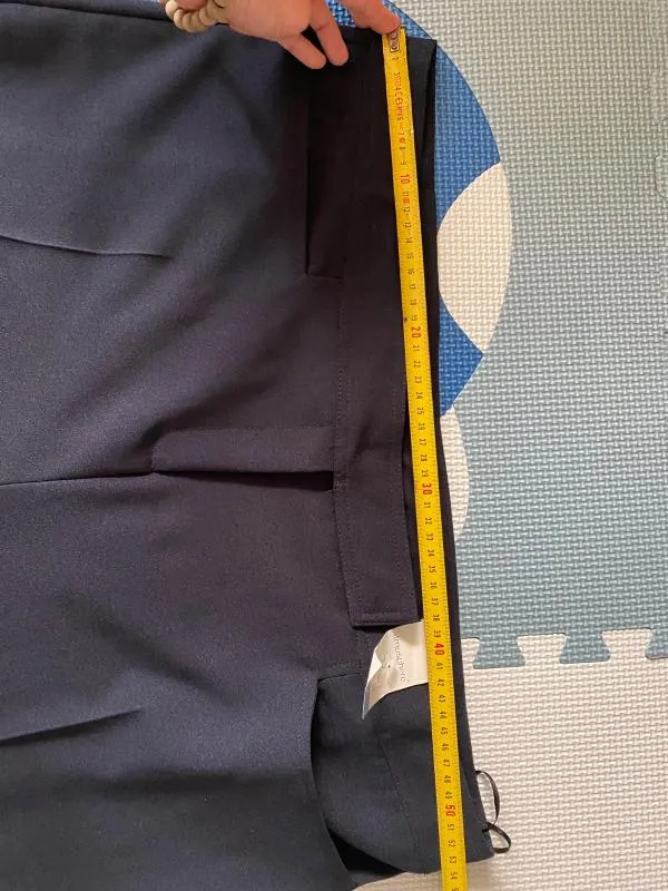Pantaloni Atmosphere EU 48 | Negru, Lungi, Talie medie, Straight (Drepți) fit, Clasici  Casual, Plus size - Image 6