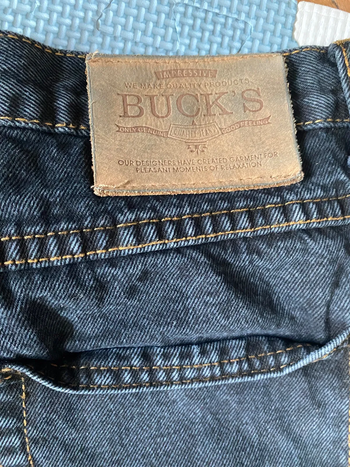 Blugi Buck's XXL | Negru, Lungi, Baggy fit, Clasici  Simpli - Image 3