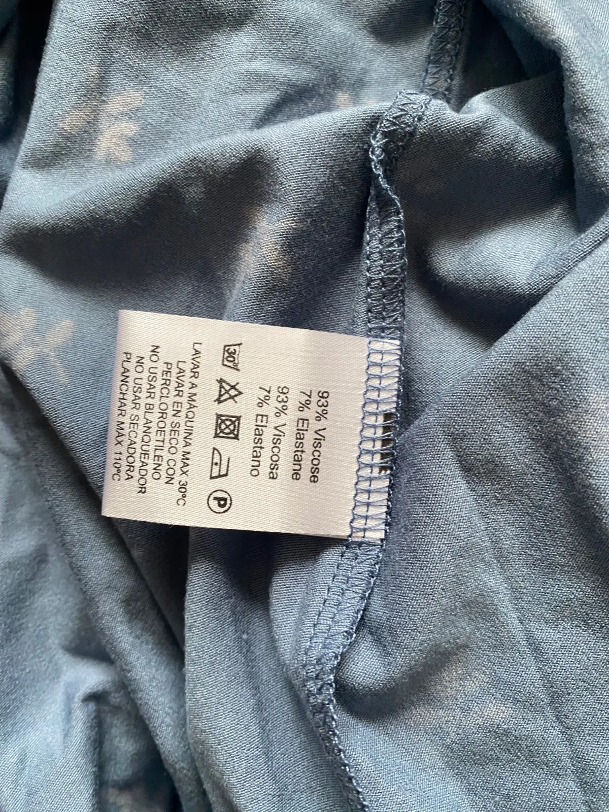 Rochie pentru gravide Mit Mat Mama M | Bleu, Maternity, Floral & Tropical, Vâscoză - Image 4