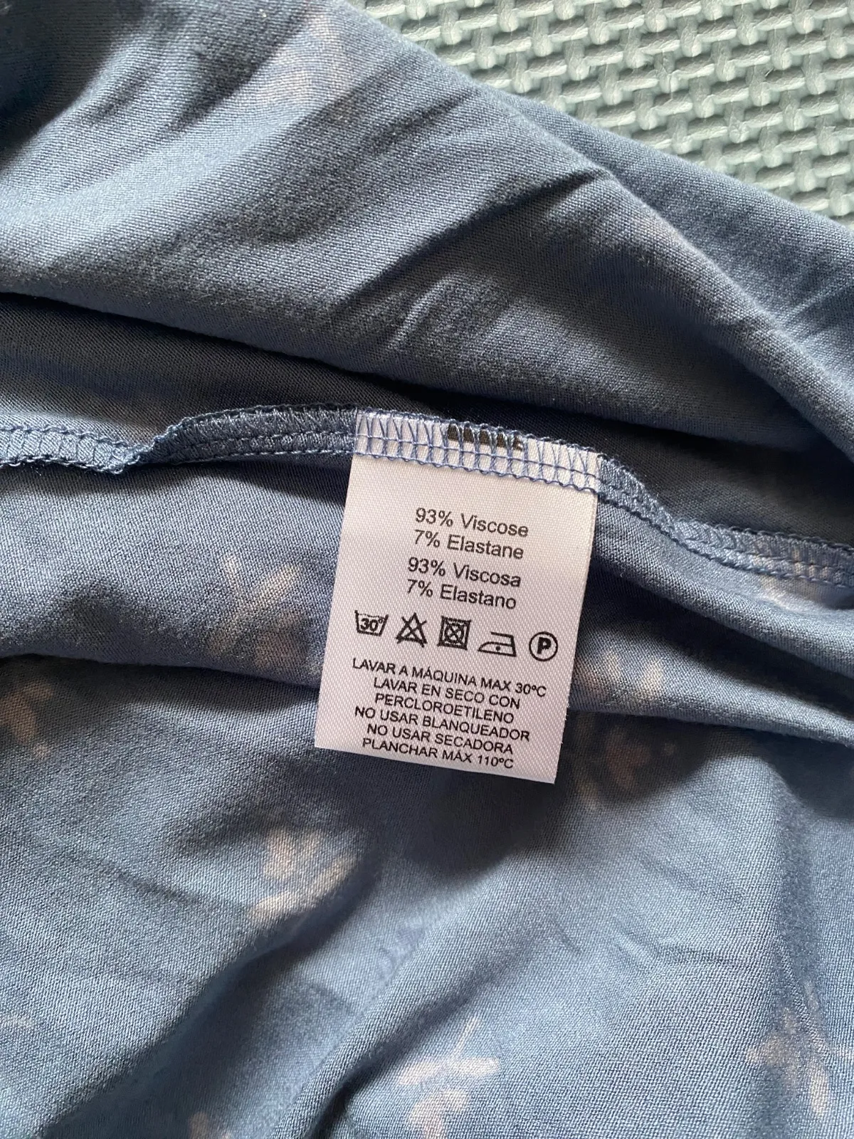 Rochie pentru gravide Mit Mat Mama M | Bleu, Maternity, Floral & Tropical, Vâscoză - Image 5