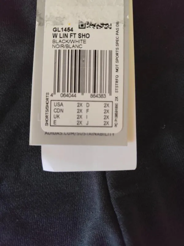 Șort sport adidas XXL | Negru - Image 4