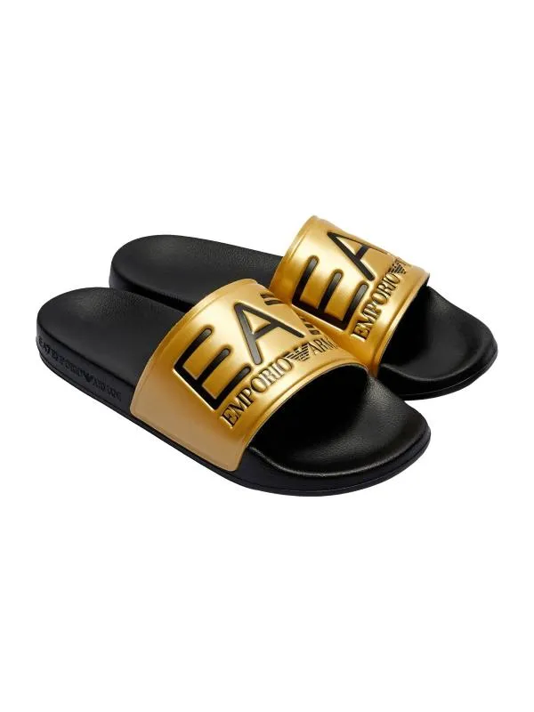 Șlapi slip-on Emporio Armani EU 44 | Auriu