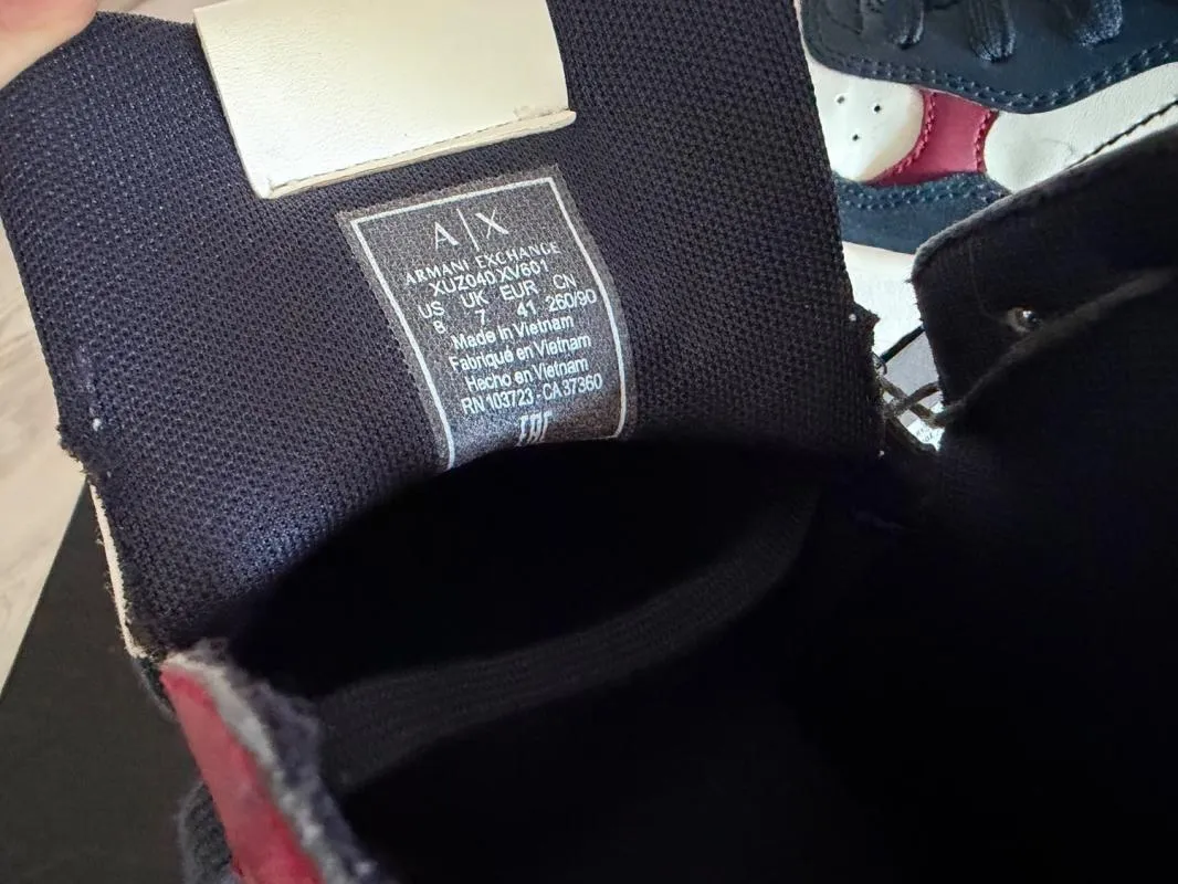 Sneakers Armani Exchange EU 41 | Alb - Image 4