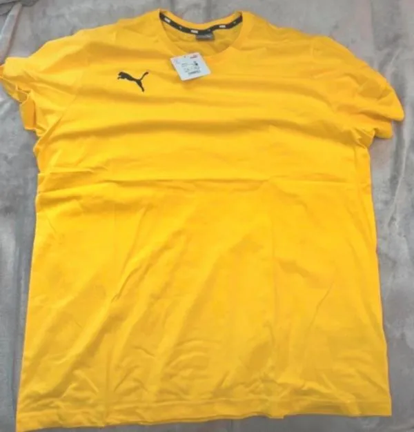 Tricou sport Puma XXL | Galben, Logo, Poliester - Image 2