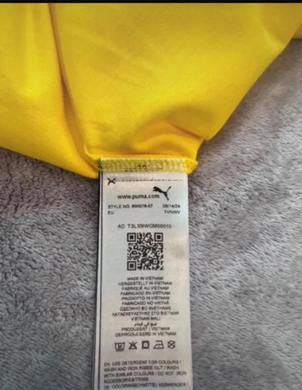 Tricou sport Puma XXL | Galben, Logo, Poliester - Image 4