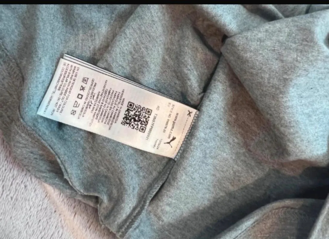 Tricou sport Puma XXL | Gri, Logo, Bumbac - Image 7
