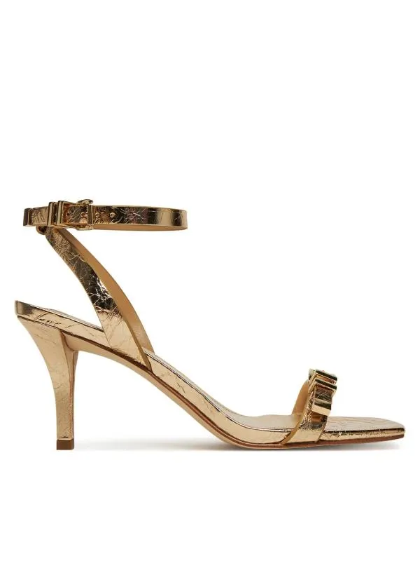 Sandale cu toc mediu gros baretă Michael Kors EU 38.5 | Auriu - Image 2