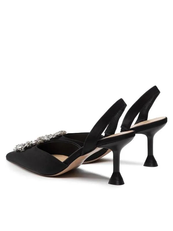 Pantofi cu toc mic stiletto slip-on Rage Age EU 39 | Negru - Image 3