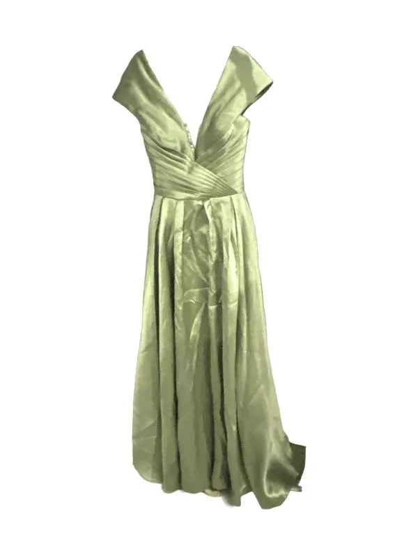 Rochie de ocazie Similprince L | Khaki, Maxi, Fără mâneci, Curvy