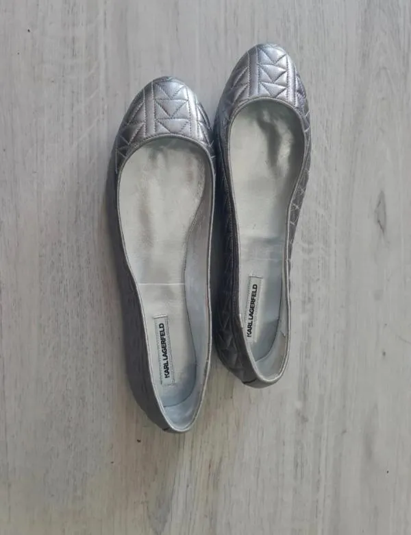 Balerini slip-on Karl Lagerfeld EU 39 | Argintiu - Image 2
