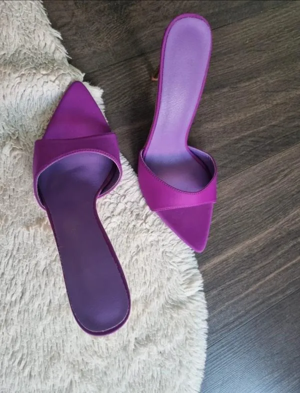 Saboți slip-on EU 42 | Mov - Image 3