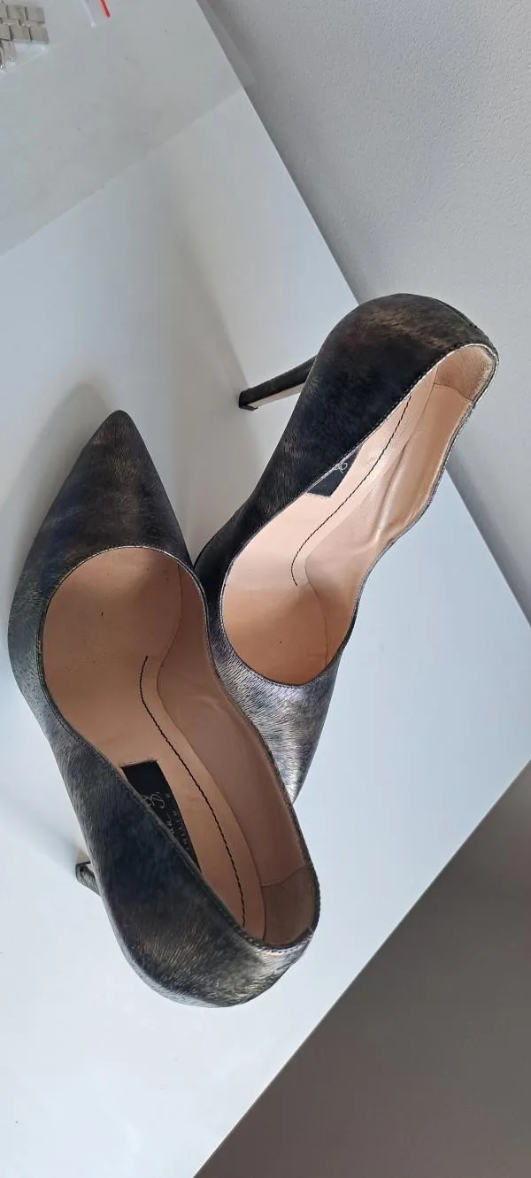 Pantofi cu toc înalt stiletto slip-on Musette EU 37 | Gri - Image 3