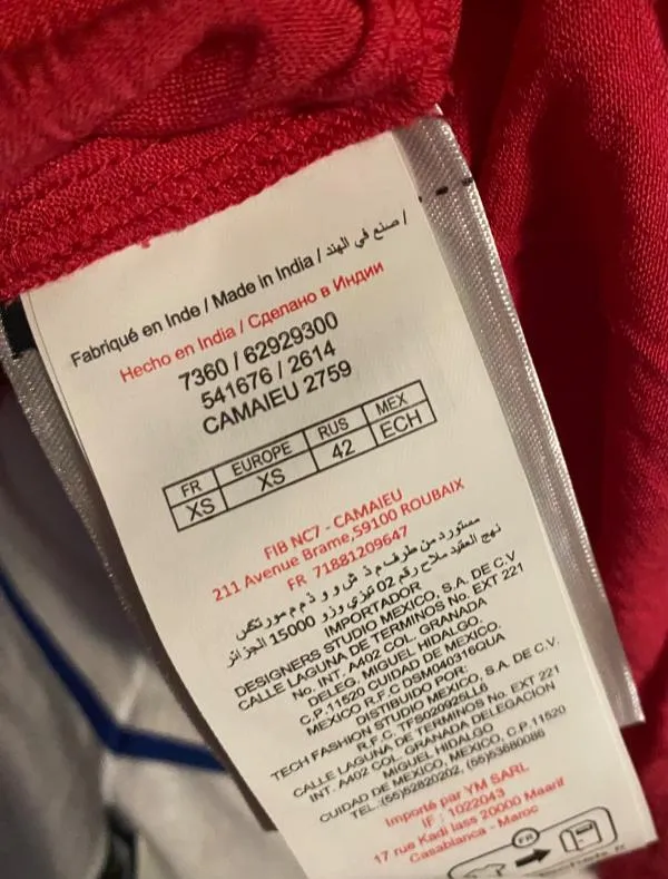 Bluză Camaieu XS | Roz, Normal, Mânecă scurtă, Relaxed  Lejer fit, Volane - Image 7