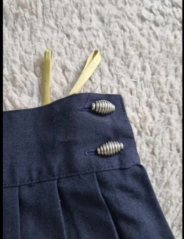 Fustă plisată C&A S | Bleumarin, Mini, Talie medie, Plisată fit - Image 3