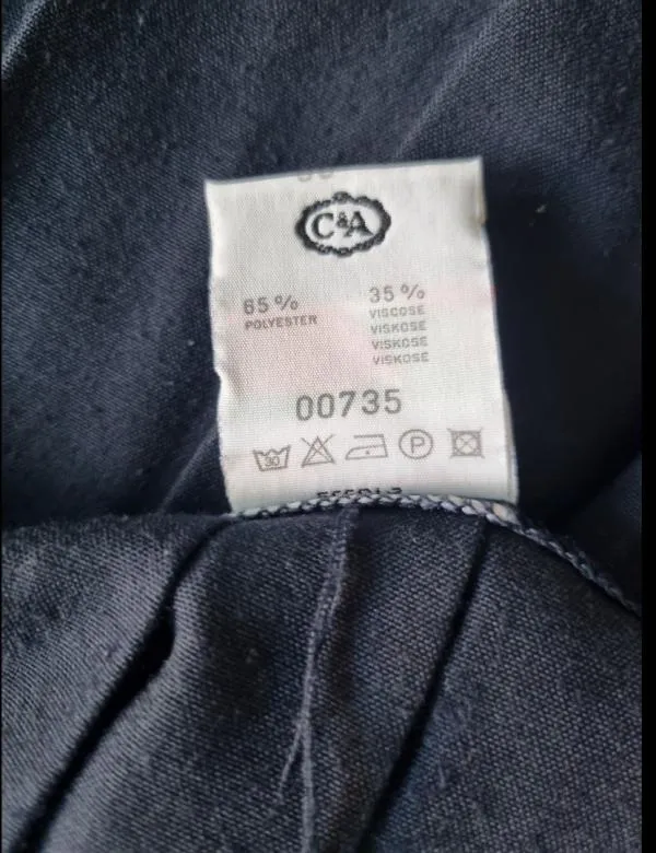 Fustă plisată C&A S | Bleumarin, Mini, Talie medie, Plisată fit - Image 5