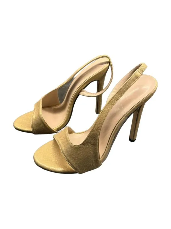 Sandale cu toc înalt stiletto baretă Shein EU 37 | Auriu