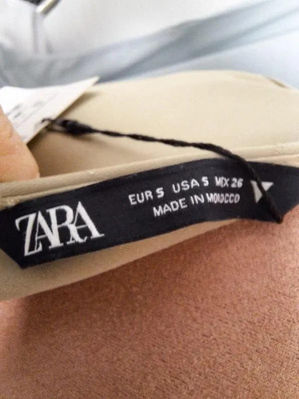 Rochie de ocazie Zara S | Auriu, Maxi, Bretele subțiri, Satinat, Poliester - Image 5