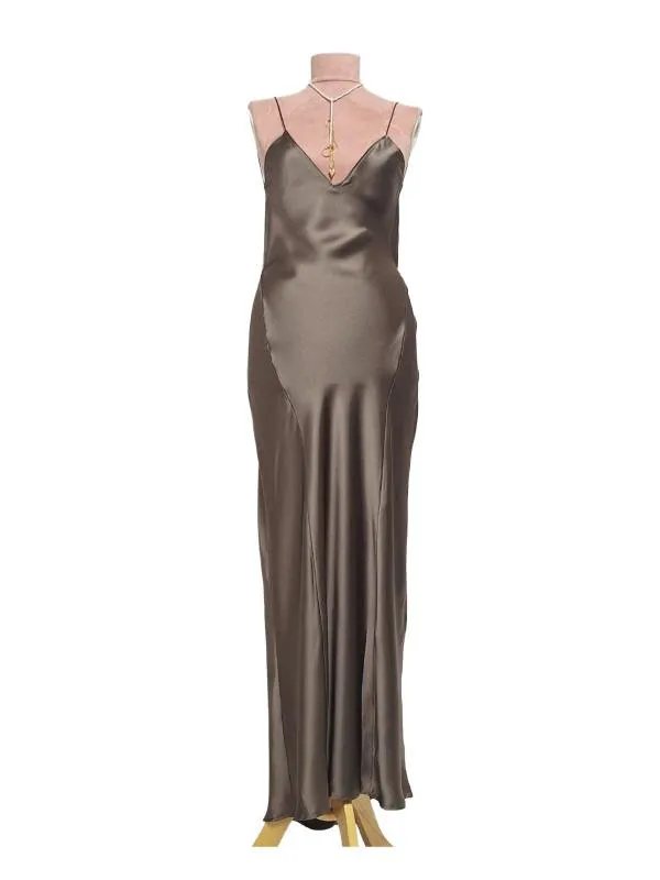 Rochie de seară Zara S | Maro, Maxi, Bretele subțiri, Cu decupaje, Poliester