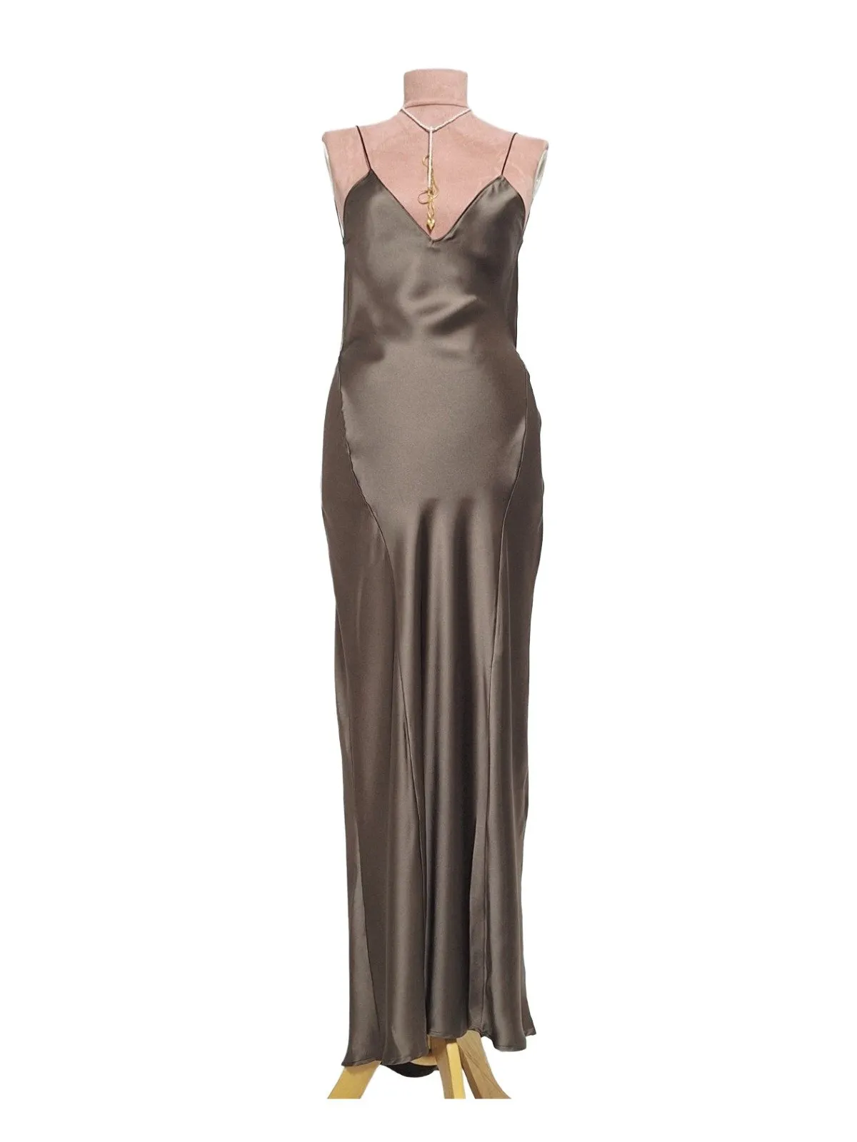 Rochie de seară Zara S | Maro, Maxi, Bretele subțiri, Cu decupaje, Poliester