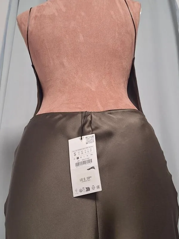 Rochie de seară Zara S | Maro, Maxi, Bretele subțiri, Cu decupaje, Poliester - Image 6