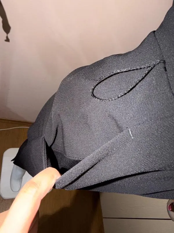 Salopetă H&M XS | Negru, Lungă, Fără mâneci, Monocrom - Image 5