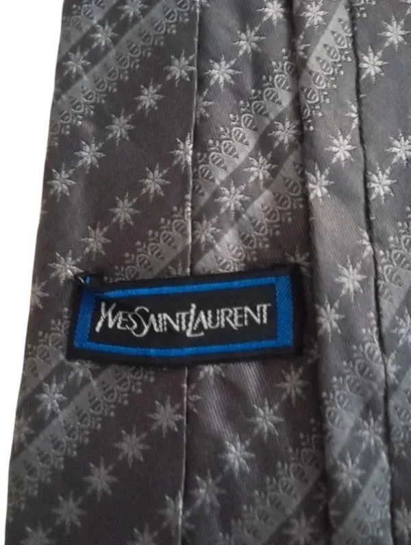 Cravată Yves Saint Laurent | Argintiu - Image 3