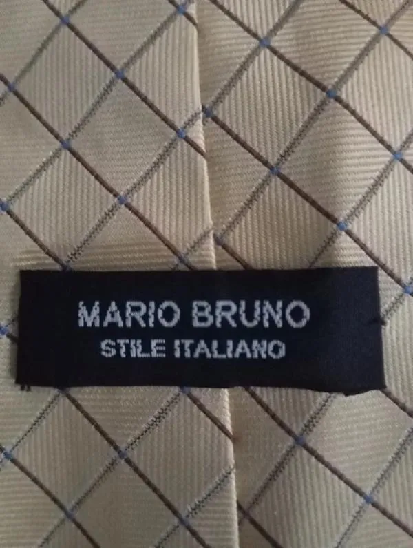 Cravată Mario Bruno | Auriu - Image 5