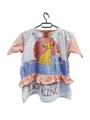 Tricou Disney Fete 12 ani (147-152 cm) | Alb, Animal print, Bumbac
