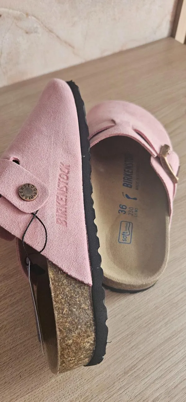 Saboți baretă Birkenstock EU 36 | Roz - Image 5