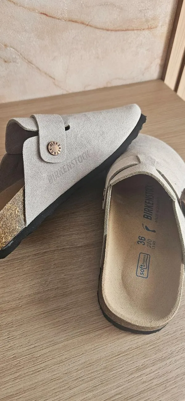Saboți baretă Birkenstock EU 36 | Gri - Image 5