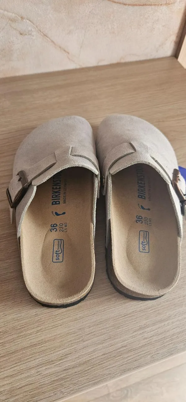 Saboți baretă Birkenstock EU 36 | Gri - Image 4