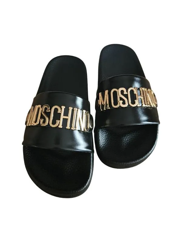 Șlapi slip-on Moschino EU 36 | Negru