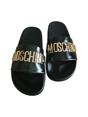 Șlapi slip-on Moschino EU 36 | Negru