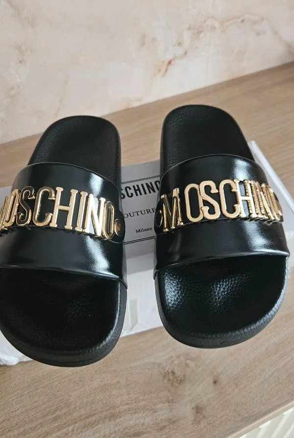 Șlapi slip-on Moschino EU 36 | Negru - Image 2