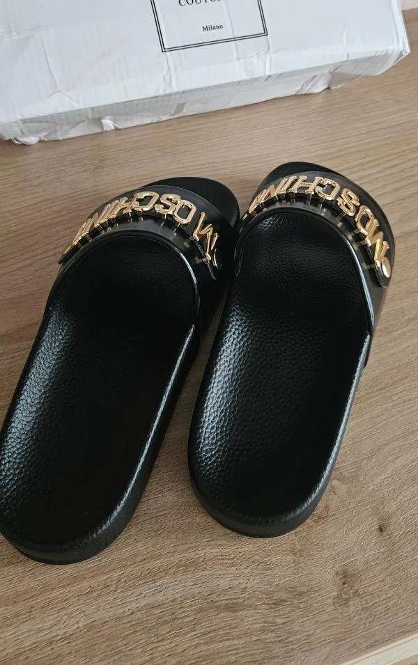 Șlapi slip-on Moschino EU 36 | Negru - Image 3