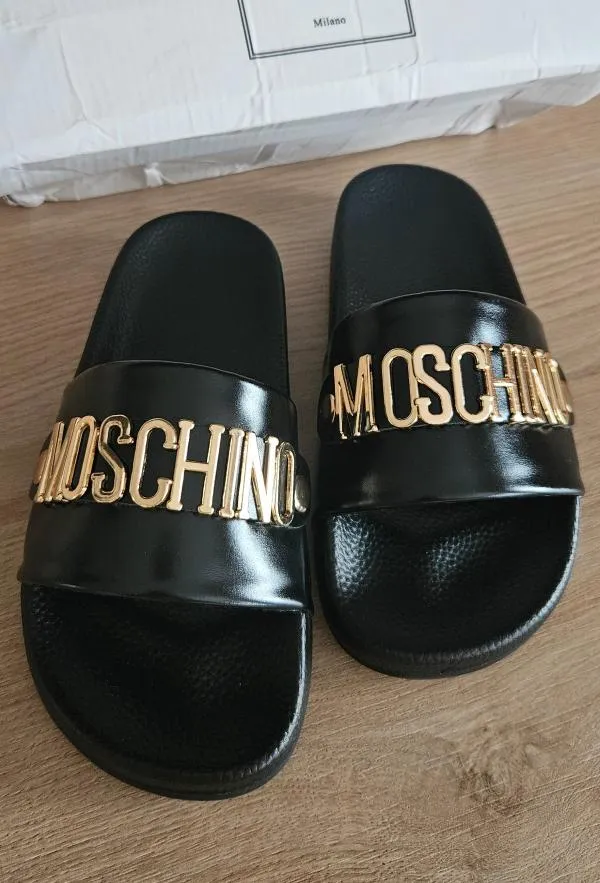 Șlapi slip-on Moschino EU 36 | Negru - Image 5