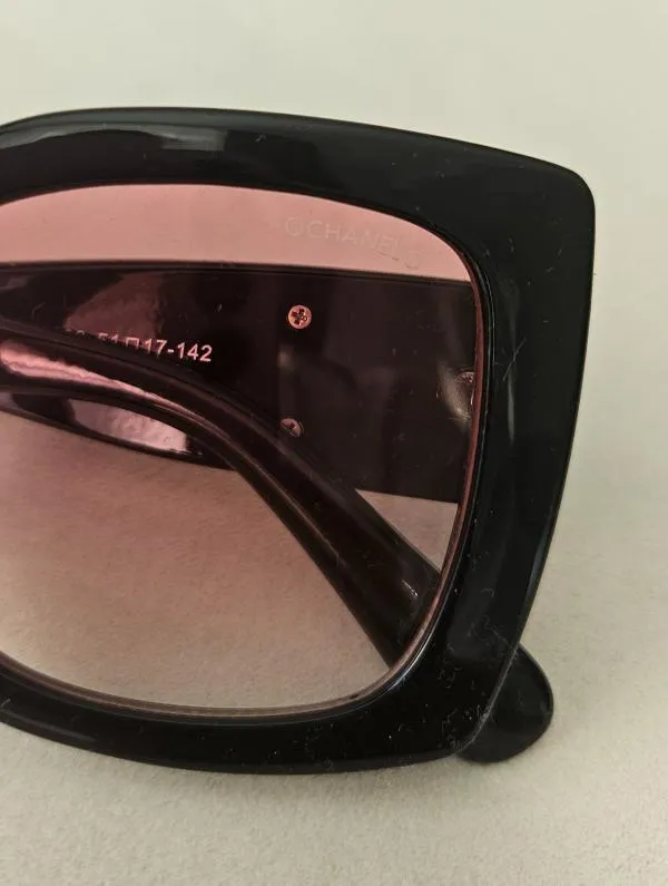 Ochelari de soare Chanel | Negru - Image 3