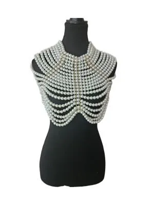 Bust mărgele | Alb