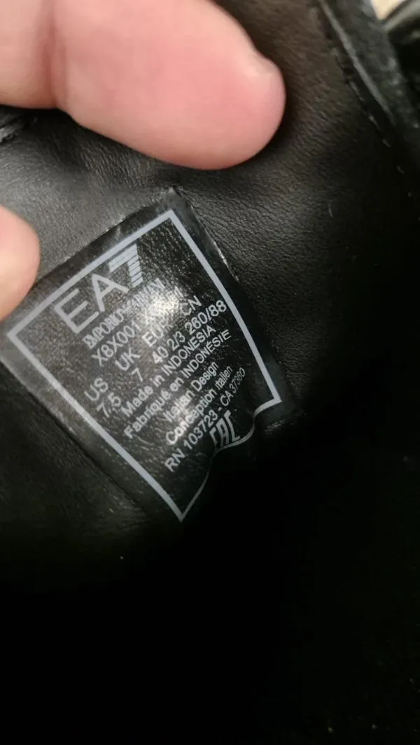 Sneakers Emporio Armani EU 40 2/3 | Negru - Image 7