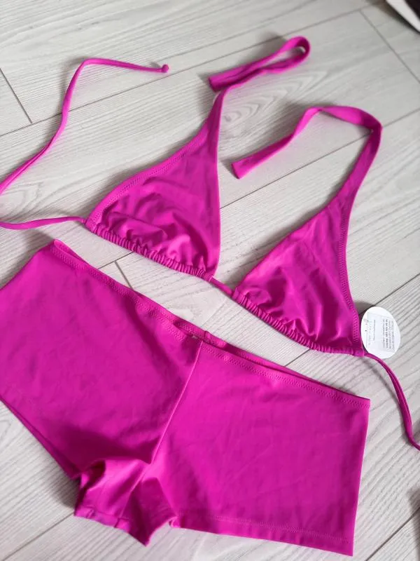 Set bikini Golden Lady M | Fuchsia, Poliamidă - Image 3