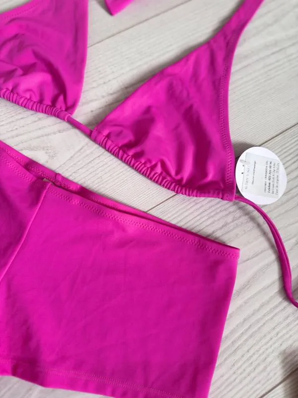 Set bikini Golden Lady M | Fuchsia, Poliamidă - Image 4